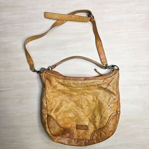 LIEBESKIND Berlin Debbie Diamond Leather  Shoulder Bag Cow Leather DISTRESSED